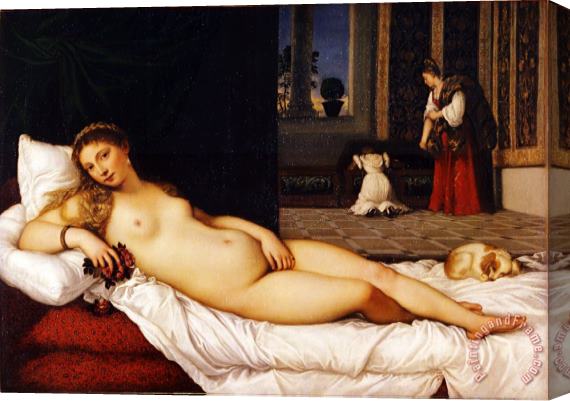 Titian Venus of Urbino Stretched Canvas Print / Canvas Art