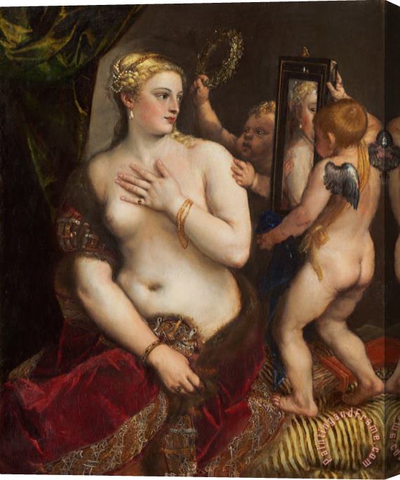 Titian Venus with a Mirror Stretched Canvas Print / Canvas Art