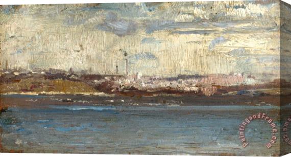 Tom Roberts Harbourscape Stretched Canvas Painting / Canvas Art