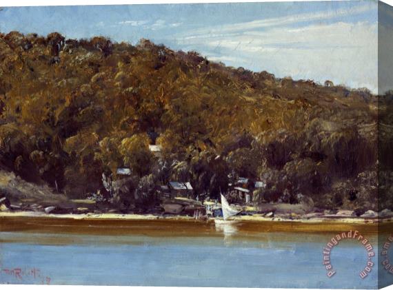 Tom Roberts The Camp, Sirius Cove Stretched Canvas Painting / Canvas Art