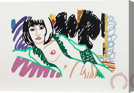 Tom Wesselmann Monica in Robe with Motherwell, 1994 Stretched Canvas Painting / Canvas Art
