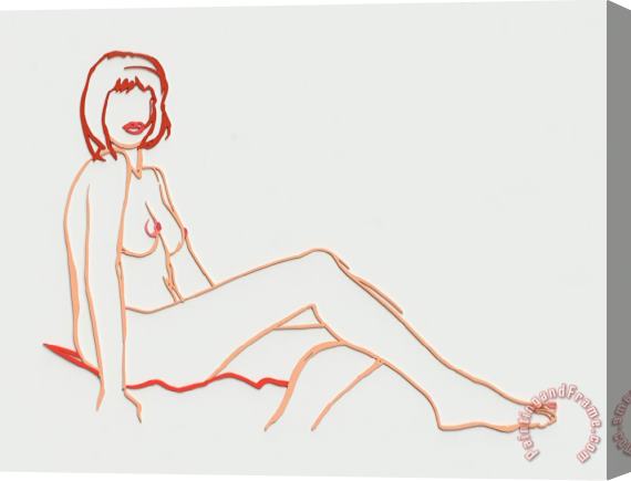 Tom Wesselmann Monica Sitting One Leg on The Other, 1985 94 Stretched Canvas Painting / Canvas Art