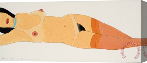 Tom Wesselmann Reclining Nude (variable Edition) No.32, 1997 Stretched Canvas Print / Canvas Art