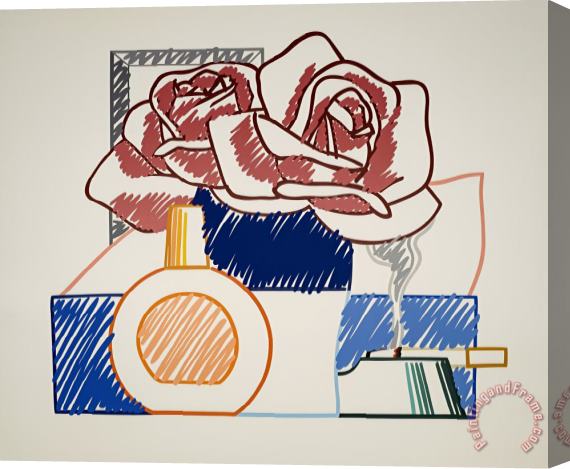 Tom Wesselmann Scribble Version of Still Life N58, 1991 Stretched Canvas Painting / Canvas Art