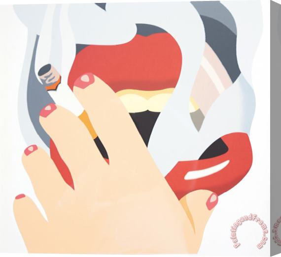 Tom Wesselmann Smoker, 1976 Stretched Canvas Painting / Canvas Art