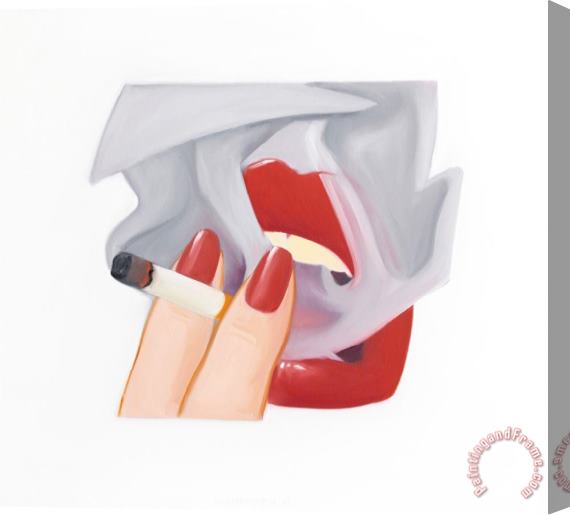 Tom Wesselmann Smoker Study ( for 3d Modell), 1998 1999 Stretched Canvas Painting / Canvas Art