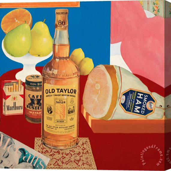 Tom Wesselmann Still Life #5, 1962 Stretched Canvas Painting / Canvas Art