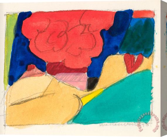 Tom Wesselmann Study for a Nude Collage Edition, 1970 Stretched Canvas Print / Canvas Art