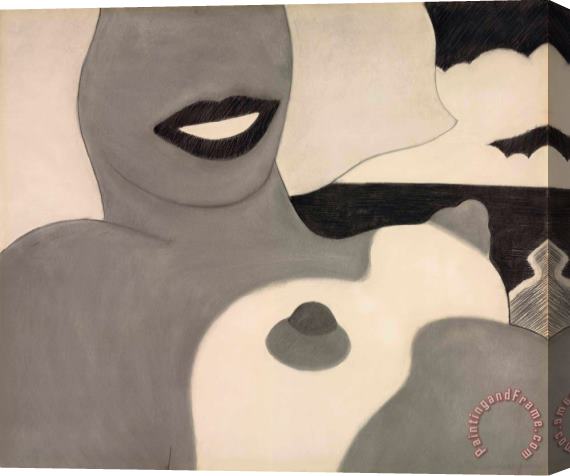 Tom Wesselmann Study for Great American Nude #84, 1965 Stretched Canvas Painting / Canvas Art