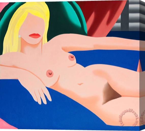 Tom Wesselmann Study for Nude Aquatint, 1980 Stretched Canvas Print / Canvas Art