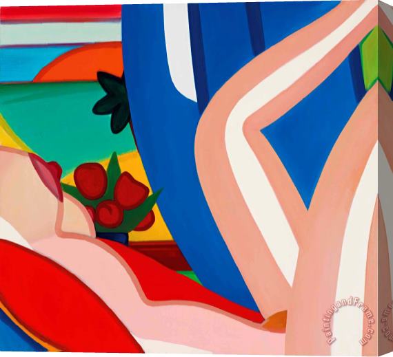 Tom Wesselmann Sunset Nude (variation #4), 2002 Stretched Canvas Painting / Canvas Art