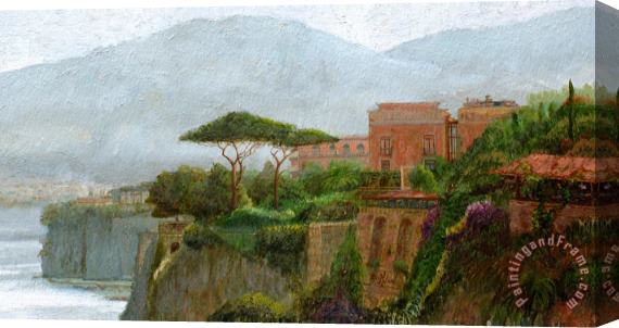 Trevor Neal Sorrento Albergo Stretched Canvas Painting / Canvas Art