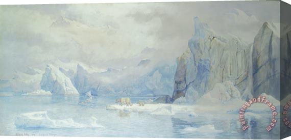 Tristram Ellis Glacier Stretched Canvas Painting / Canvas Art