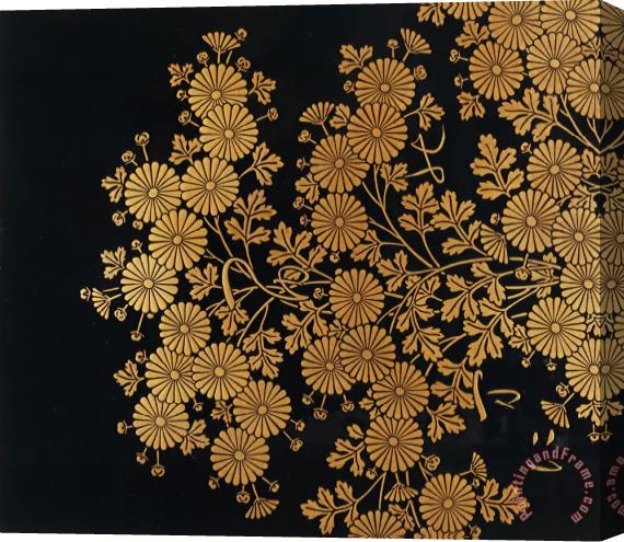 Uematsu Hobi Chrysanthemums Stretched Canvas Painting / Canvas Art