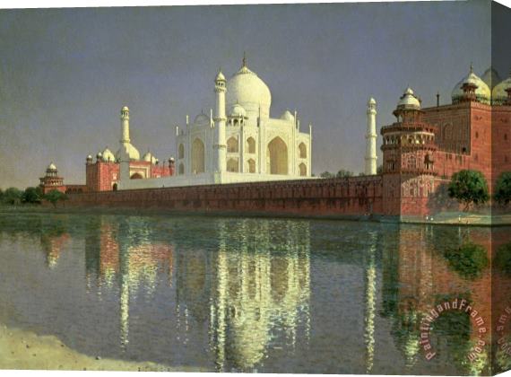 Vasili Vasilievich Vereshchagin The Taj Mahal Stretched Canvas Print / Canvas Art