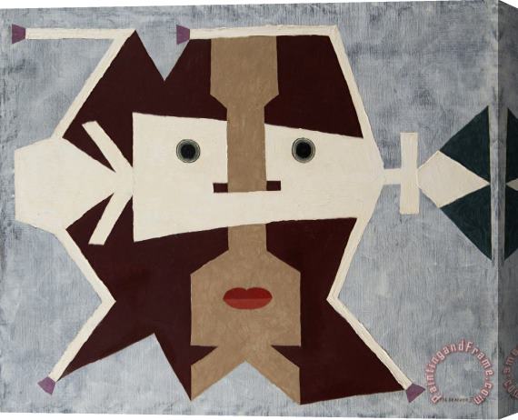Victor Brauner Prevolonte, Hesitation, 1960 Stretched Canvas Painting / Canvas Art