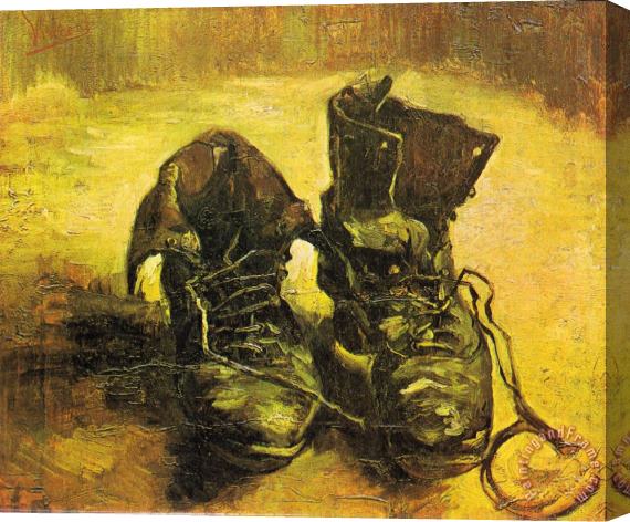 Vincent van Gogh A Pair of Shoes Stretched Canvas Painting / Canvas Art