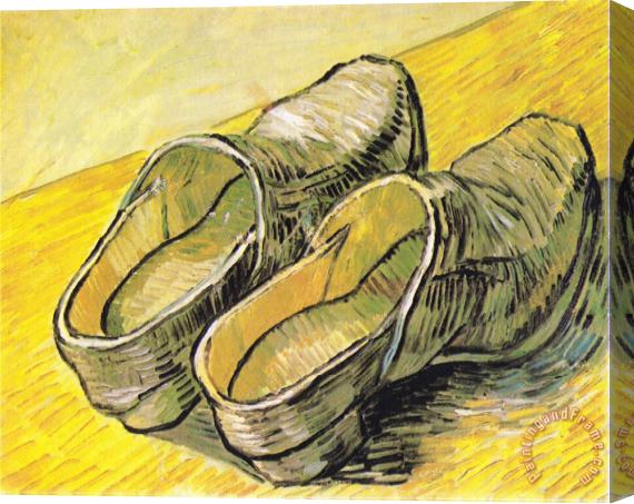 Vincent van Gogh A Pair of Wooden Shoes Stretched Canvas Print / Canvas Art