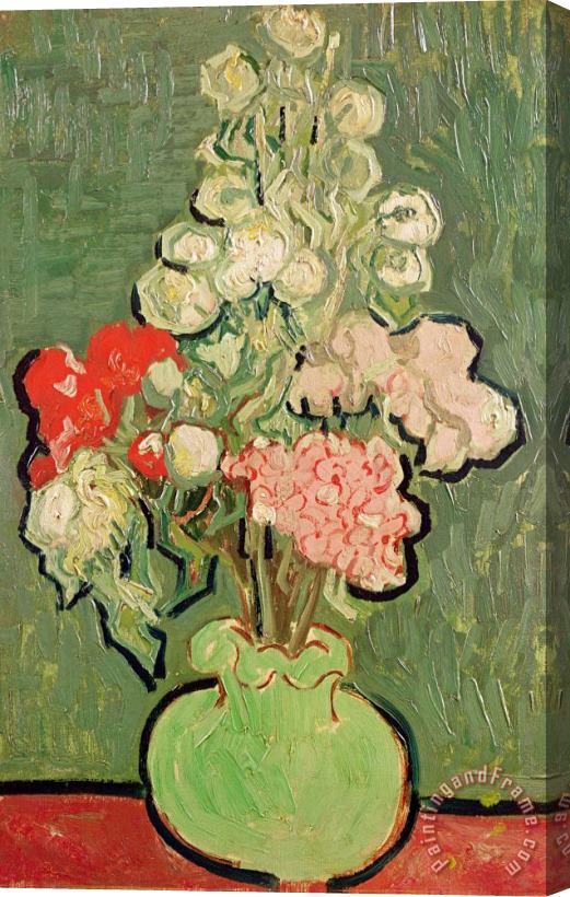 Vincent van Gogh Bouquet Of Flowers Stretched Canvas Painting / Canvas Art
