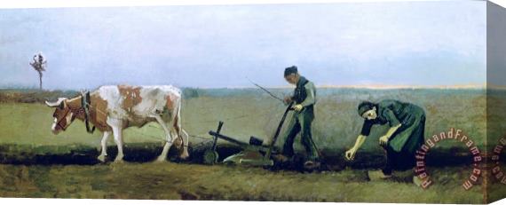 Vincent van Gogh Labourer and Peasant Stretched Canvas Painting / Canvas Art
