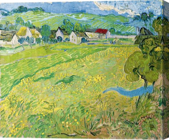 Vincent van Gogh Les Vessenots a Auvers Stretched Canvas Print / Canvas Art