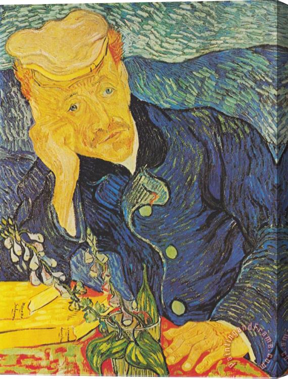 Vincent van Gogh Portrait of Doctor Gachet Stretched Canvas Print / Canvas Art