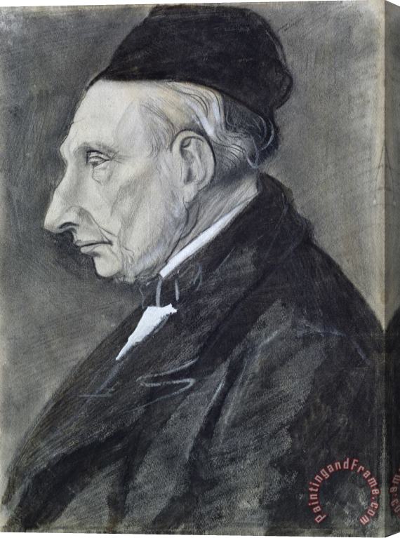 Vincent van Gogh Portrait Of The Artists Grandfather Stretched Canvas Print / Canvas Art