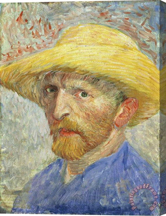 Vincent van Gogh Self Portrait Stretched Canvas Painting / Canvas Art