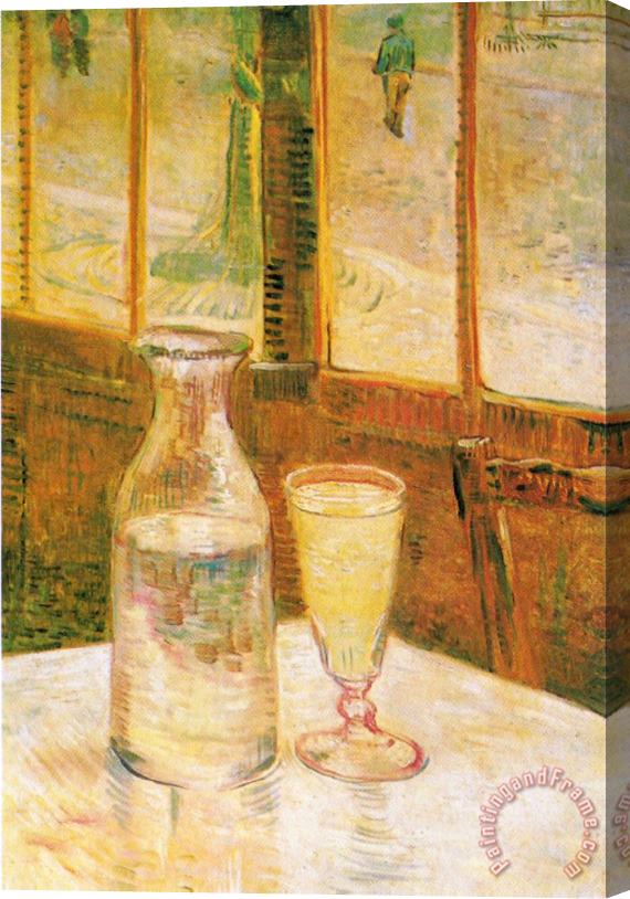 Vincent van Gogh Still Life with Absinthe Stretched Canvas Painting / Canvas Art