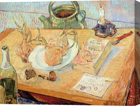Vincent van Gogh Still Life With Onions Stretched Canvas Painting / Canvas Art