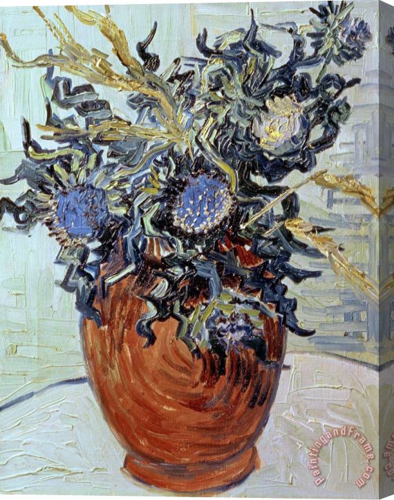 Vincent van Gogh Still Life with Thistles Stretched Canvas Print / Canvas Art