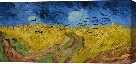 Vincent van Gogh Wheat Field With Crows Stretched Canvas Print / Canvas Art