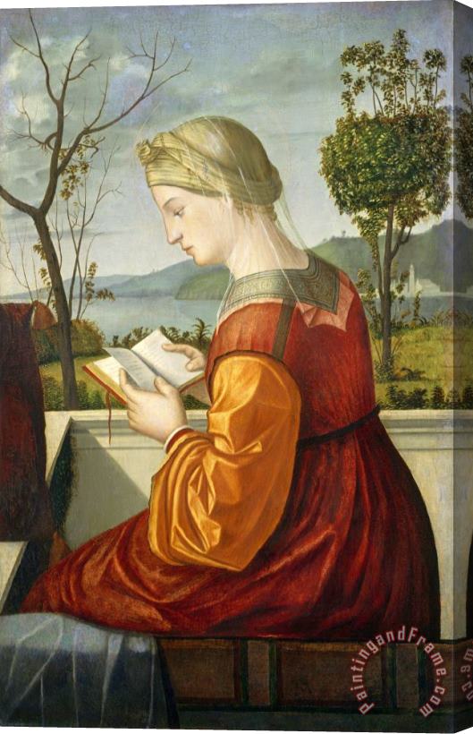Vittore Carpaccio The Virgin Reading Stretched Canvas Painting / Canvas Art