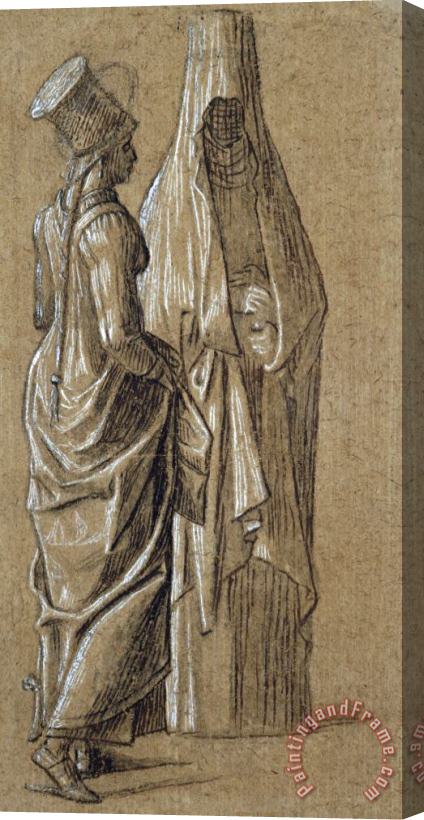 Vittore Carpaccio Two Standing Women, One in Mamluk Dress Stretched Canvas Painting / Canvas Art