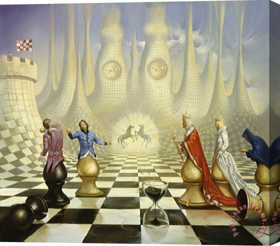 Vladimir Kush Chess Stretched Canvas Print / Canvas Art
