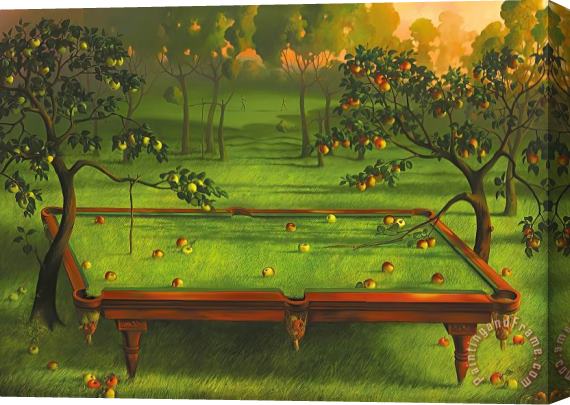 Vladimir Kush Garden Pool Stretched Canvas Painting / Canvas Art