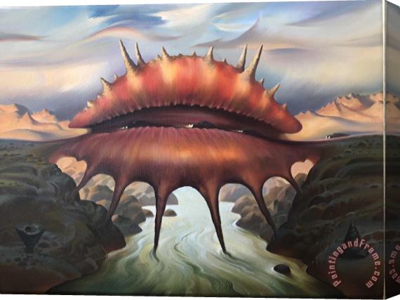 Vladimir Kush Light in The Tunnel Stretched Canvas Print / Canvas Art