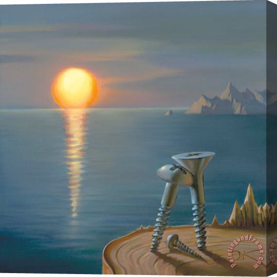 Vladimir Kush Magic of The Sunset Stretched Canvas Print / Canvas Art