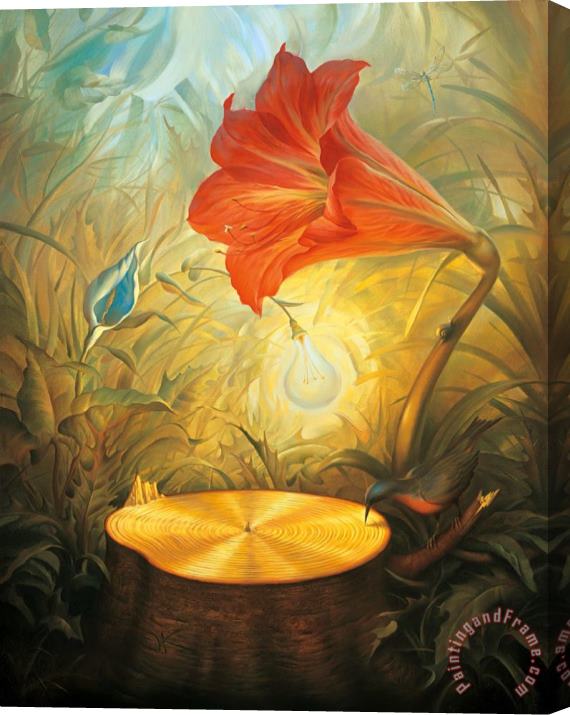 Vladimir Kush Music of The Woods Stretched Canvas Painting / Canvas Art