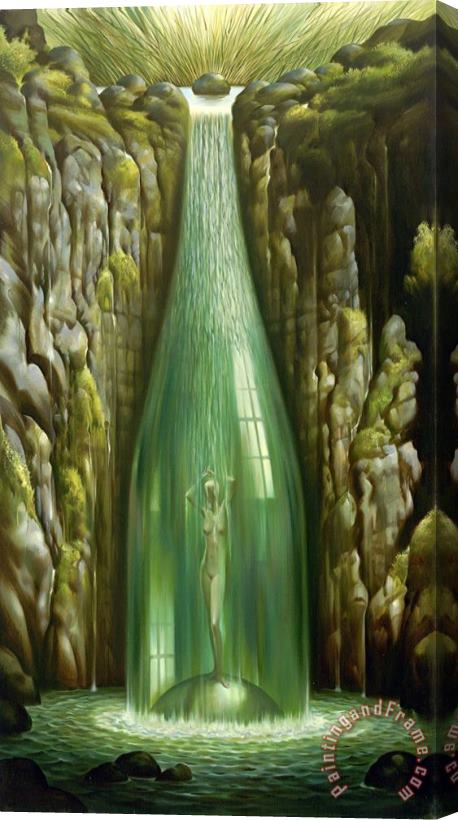 Vladimir Kush Mystery of The Concealed Letter Stretched Canvas Print / Canvas Art