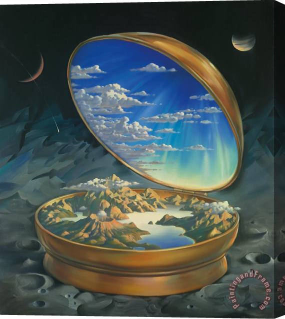 Vladimir Kush Open The World Stretched Canvas Painting / Canvas Art