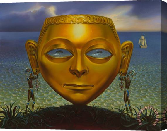 Vladimir Kush Pendants for The Queen Stretched Canvas Print / Canvas Art