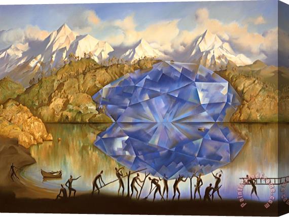 Vladimir Kush Precious Findings Stretched Canvas Painting / Canvas Art