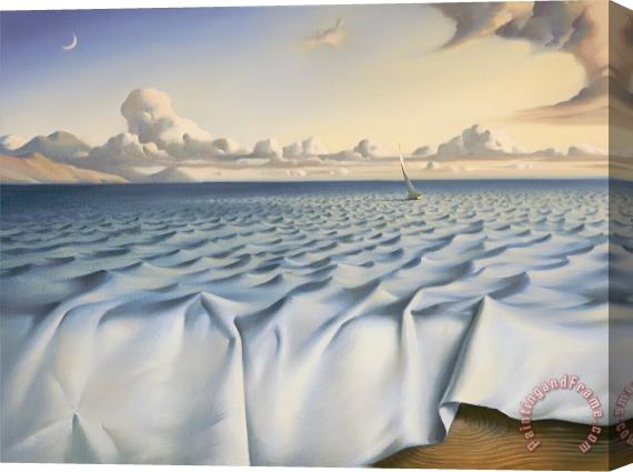 Vladimir Kush Ripples on The Ocean Stretched Canvas Print / Canvas Art