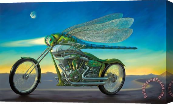 Vladimir Kush Route 66 Stretched Canvas Painting / Canvas Art