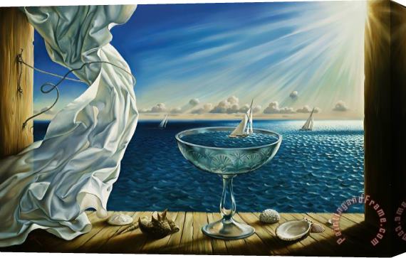 Vladimir Kush Safe Harbor Stretched Canvas Painting / Canvas Art