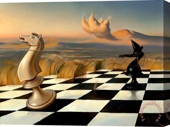 Vladimir Kush Taming of The Shrew Stretched Canvas Painting / Canvas Art