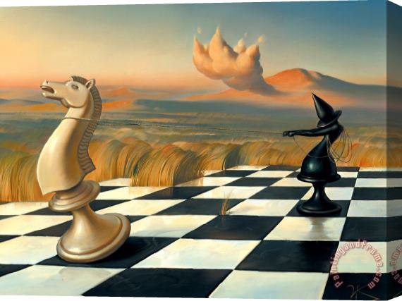Vladimir Kush Taming of The Shrew Stretched Canvas Painting / Canvas Art
