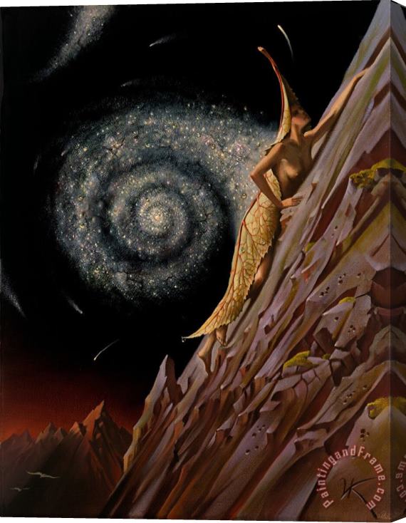 Vladimir Kush To The Top Stretched Canvas Print / Canvas Art