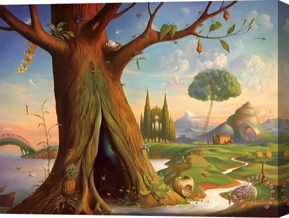 Vladimir Kush Tree of Life Stretched Canvas Painting / Canvas Art